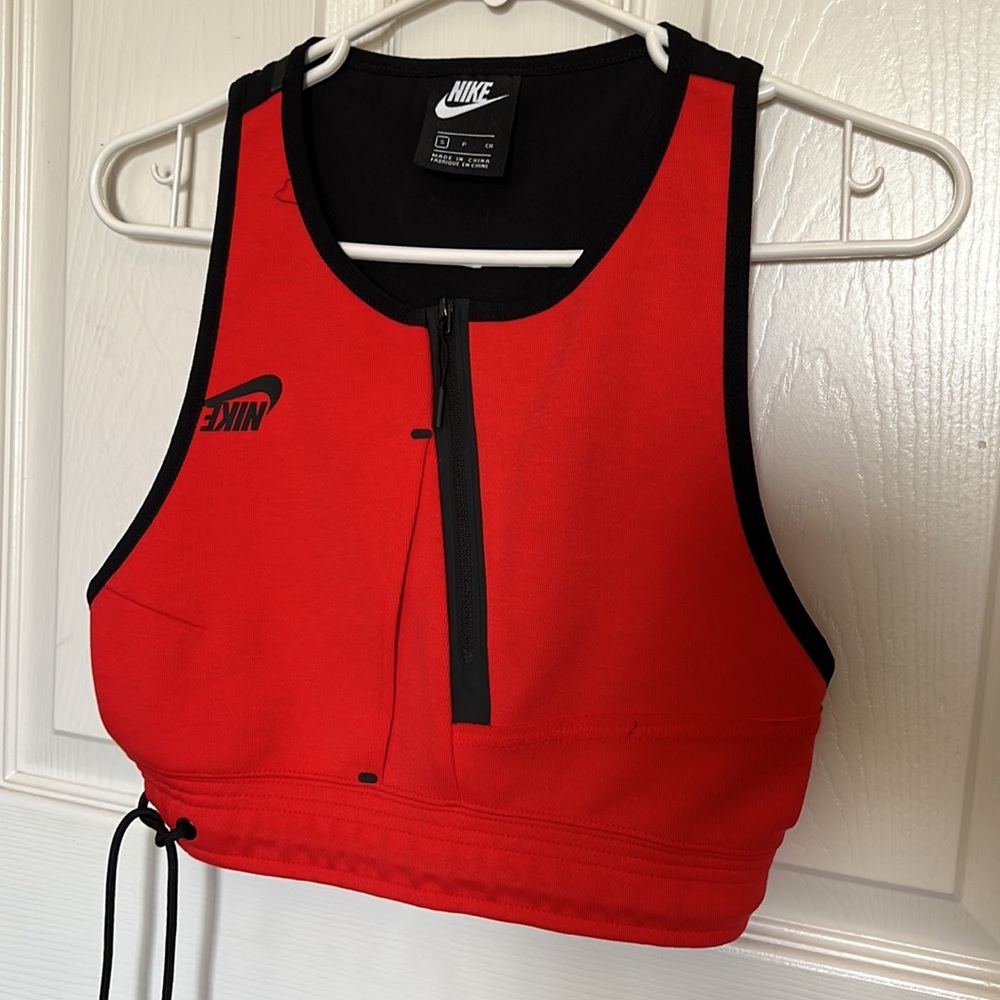 Nike tech fleece crop top
